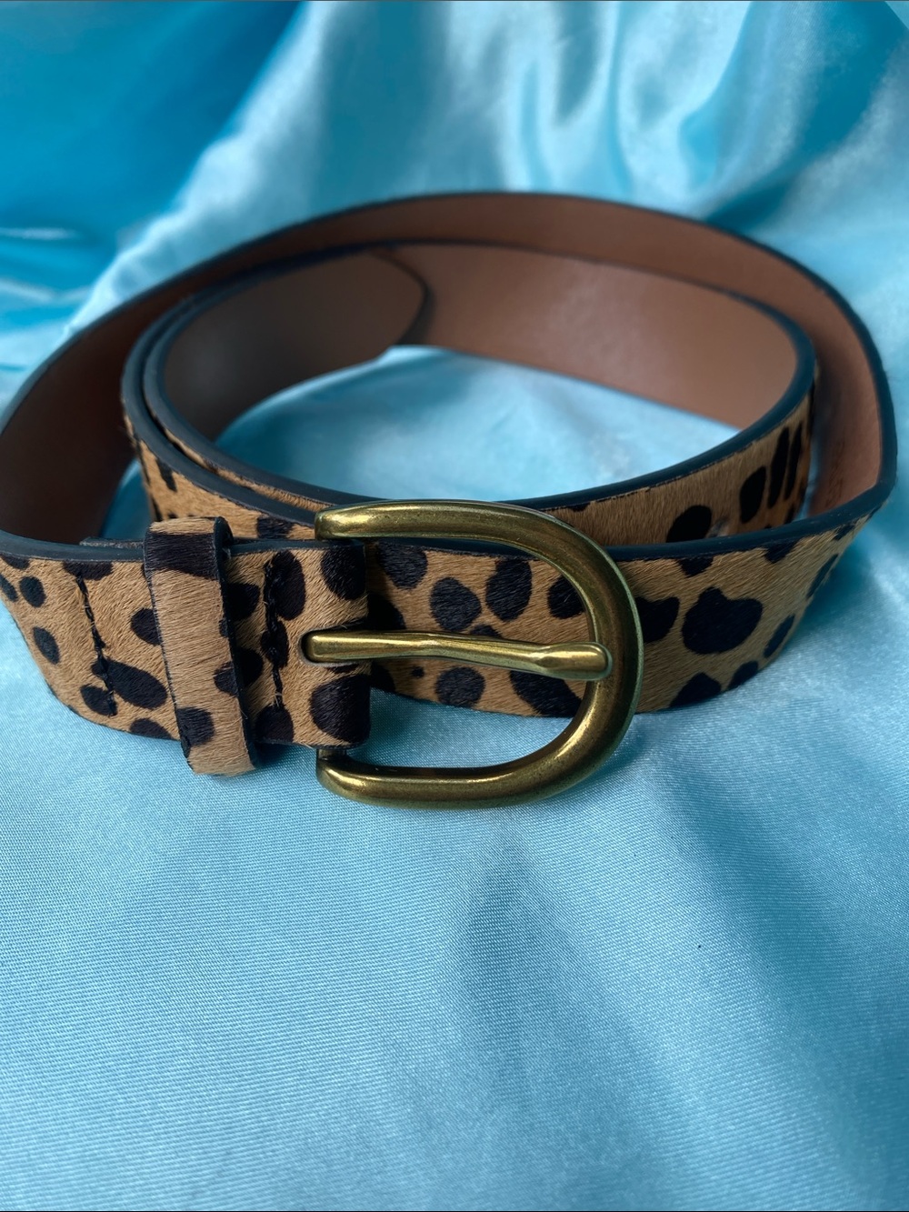Loklik Animal Print Leather Belt